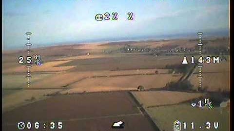 FPV with Remzibi OSD 1357ft up