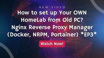 Nginx Reverse Proxy setup Tutorial (Docker, NRPM, Portainer) *EP3*