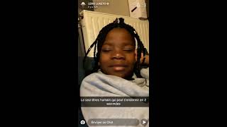 Leris Luketo - Landorly ne veut pas aller dans son lit et Leris lui fait peur😂😂