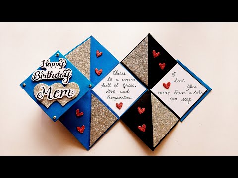 Video: DIY birthday card for mom