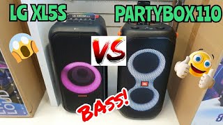 LG XBOOM XL5S vs. JBL Partybox 110 | Bass Sound Test!😱🔥❤💥