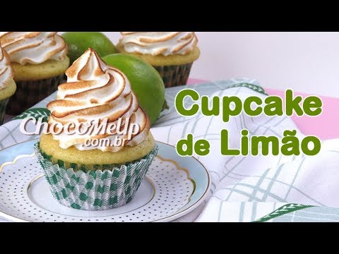 Vídeo: Cupcakes De Limão Com Gotas De Chocolate