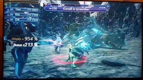 Xenoblade Chronicles 2 - Tyrannotitan Kurodil in 30 seconds (level 130 superboss)