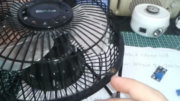 How to make a cheap usb fan faster and have a speed controller