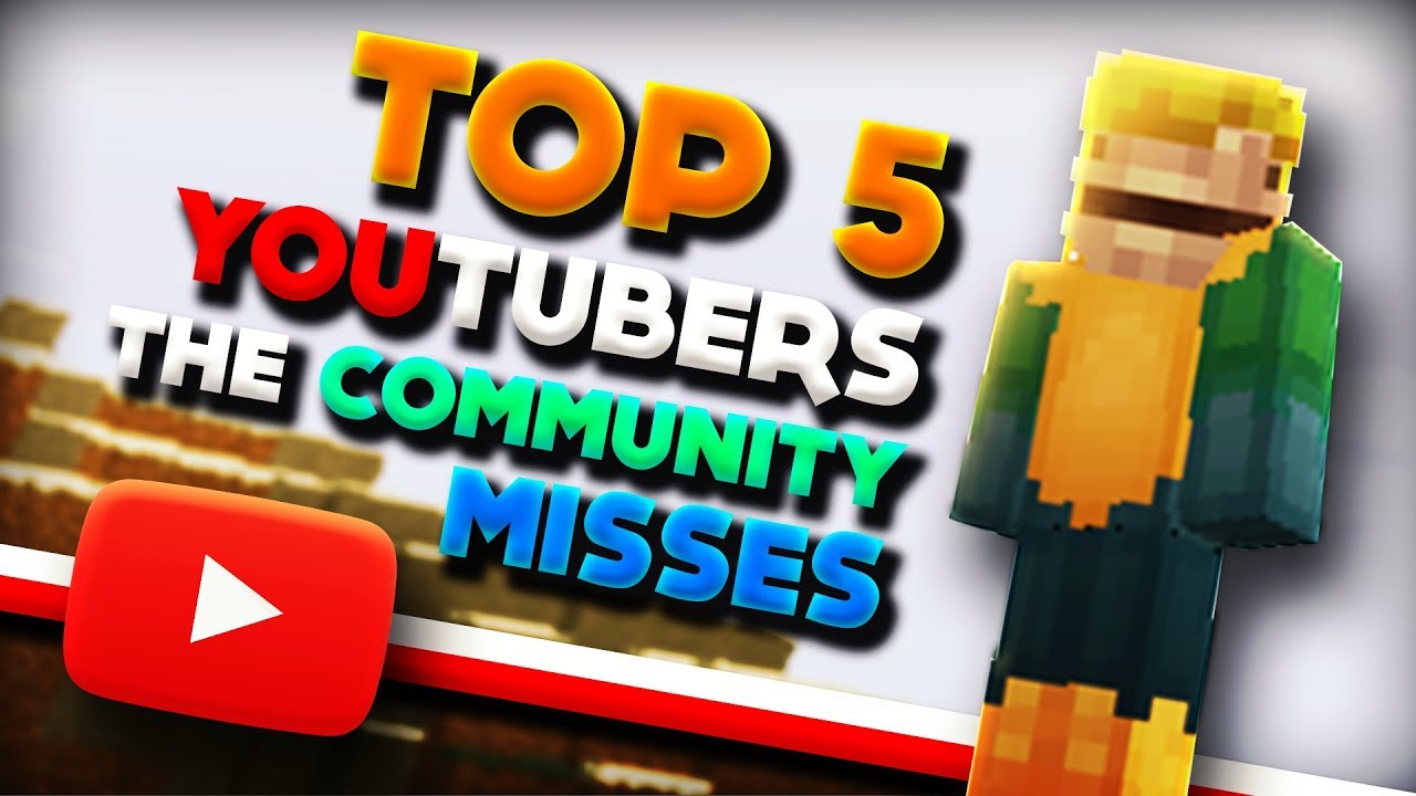 Top 8 Minecraft YouTubers The Community Misses Top 8 Minecraft YouTubers The Community Misses