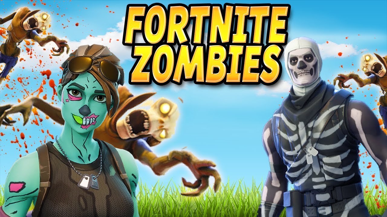 FORTNITE ZOMBIES!! CUSTOM PLAYGROUND MINIGAME! YouTube