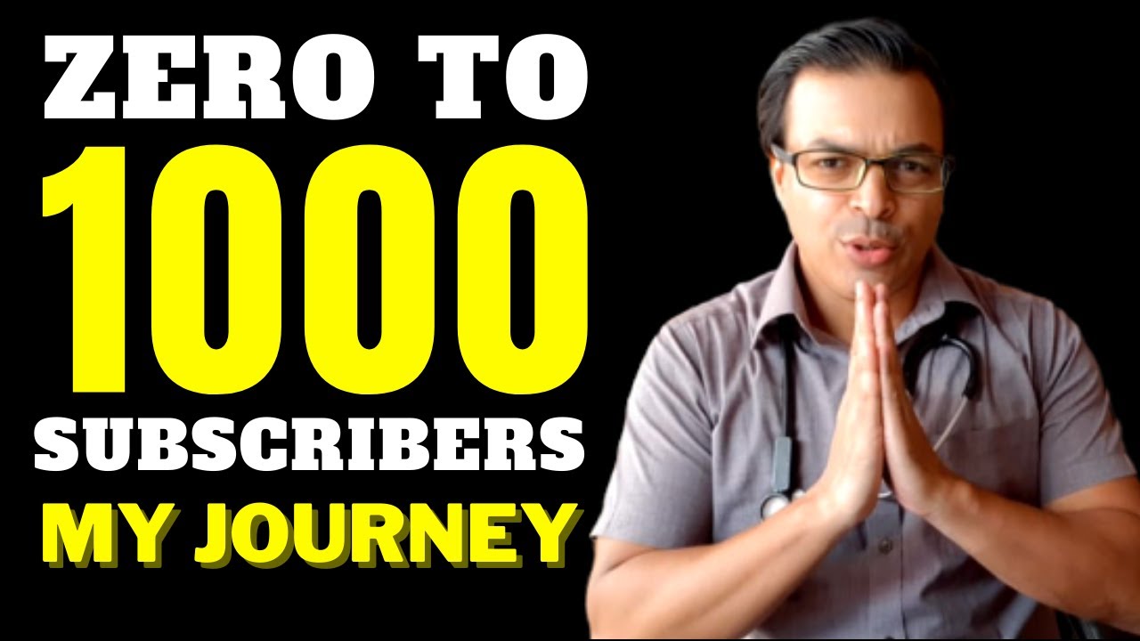 0 TO 1000 YOUTUBE SUBSCRIBERS - MY JOURNEY | DIAAFIT - YouTube