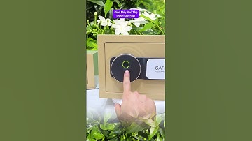 Két sắt mini vân tay, có chìa khóa cơ #ketmini #ketsatmini #ketvantay