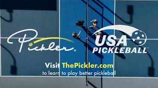 Learn to Play Better Pickleball with Pickler & USA Pickleball - 15 Second Commercial #2