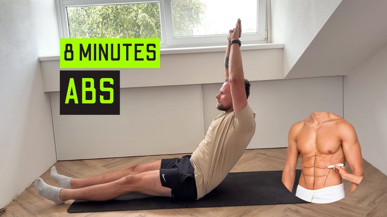 8 MIN INTENSE AB WORKOUT - Six Pack Abs At Home (No Equipment) - YouTube