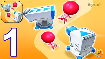 Tower Defense - Alien Attack - Gameplay Walkthrough Part 1 Tutorial Level 1-12 (iOS, Android)