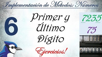 Ejercicio 6: Dado un número natural, formar un nuevo número con el primer y último dígito. || Java