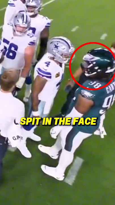 Jalen Carter Spit On Dak 😳