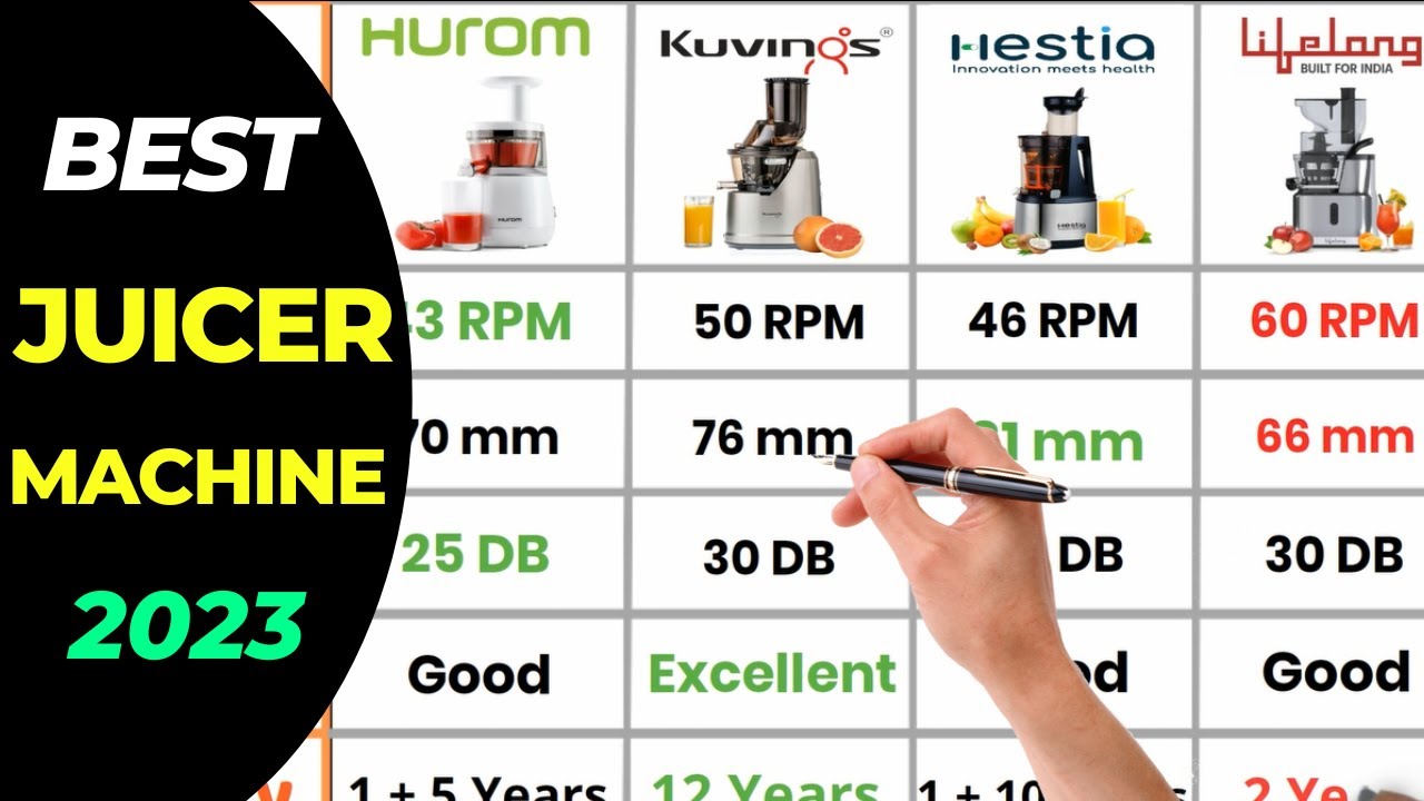 Best Juicer Machines in India 2023 Top Slow & Cold Press Juicers