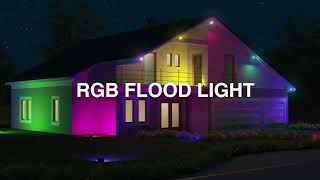 Onforu RGB LED Flood Light with Remote for Home Decor and Party