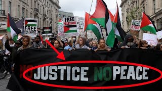 مظاهرات تهز اشهر شارع في لندن من أجل دعم فلسطين