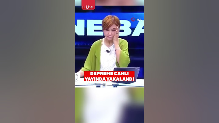 Depreme canlı yayında yakalanan sunucu böyle tepki verdi #deprem #malatya #canlıyayın
