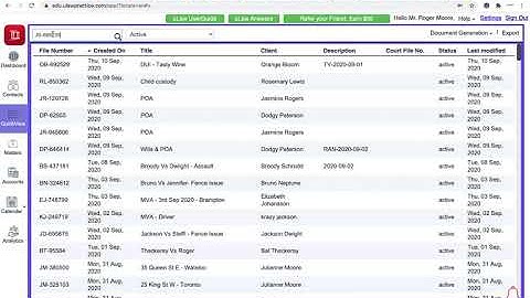 Q409. How to search Invoices in uLaw or How can I download an Invoice list by date?