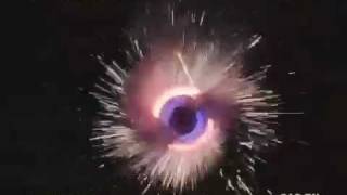 Video thumbnail of "Superstars Fireworks - The Fiery Eye Catherine Wheel - Amazing Firework.flv"
