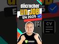 Décrocher un job en 2025 avec l'IA !! (Astuce CV) #CVIntelligent #OptimisationCV