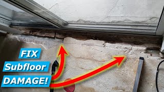 Damaged Subfloor Repair With Self Leveling Concrete: 3 Floor Repairs screenshot 3