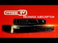 How to recharge free tv decoder subscription