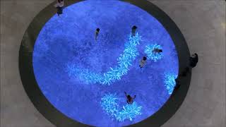 Kids playing on dynamic images, beautiful & impressive patterns in Arenas  mall, Centro de Barcelona by Iris Shine 36 views 2 months ago 2 minutes, 13 seconds