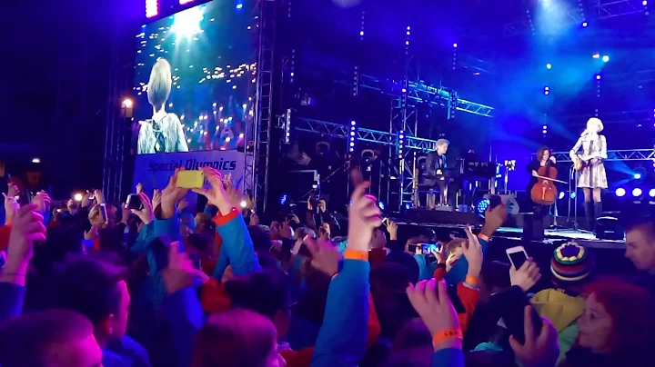 Grace Vanderwaal LIVE in Graz at the Special Olympics P1