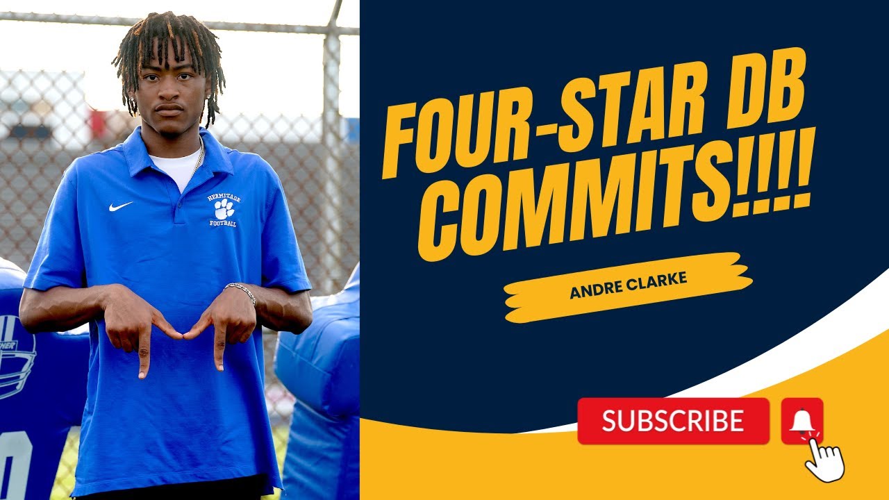 BREAKING: Four-star DB Andre Clarke COMMITS to Michigan | #GoBlue