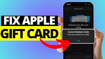 How To Fix Apple Gift Card Not Working