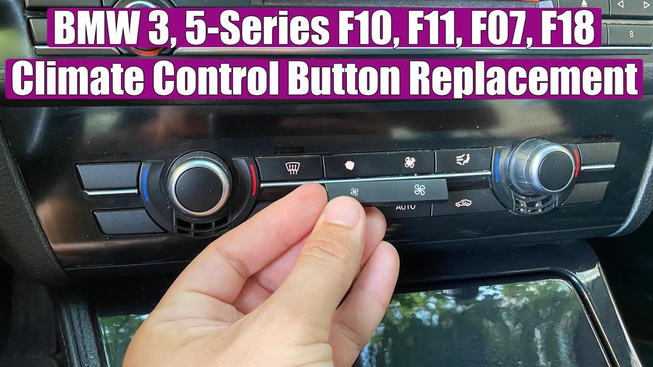 Push Button Climate Control Knob Repair  Kit for BMW  520i  535i 640i  X5 X6