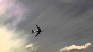 British Airways first A380 flying display at Paris Air Show