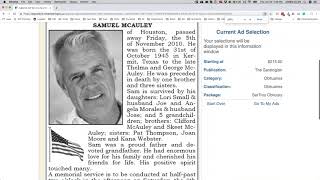 Self Service Obituaries Training with Media News Group ~ NY