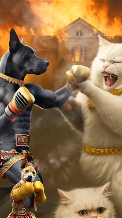 Paws & Claws Battle : A Tail of Muay Thai Fury #cute#muay Thai