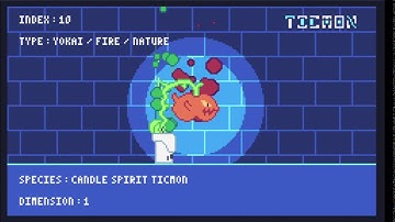 TIC-80 ShowCase #251 - TICMON Monster Animation