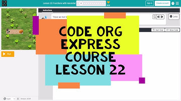Code.org Lesson 22 - Code Org Express Course Lesson 22 Functions with Harvester - Course E Lesson 17