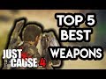 TOP 5 BEST WEAPONS In JUST CAUSE 4