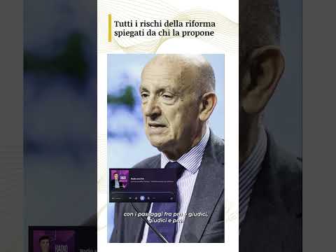 Una riforma costituzionale che non ha nulla a che vedere con l’efficienza della giustizia.