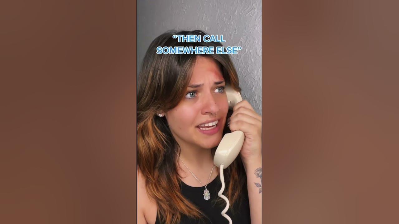 #pov she calls 911 to order a pizza.. PART 2 #acting #youtubeshorts