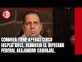 Conagua tiene apenas cinco inspectores, denuncia el diputado federal Alejandro Carvajal,