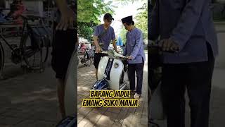 #vespa #jadul emang suka manja