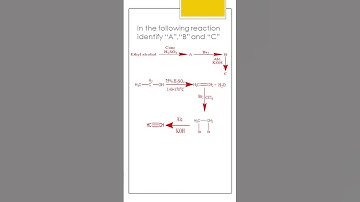 IN THE FOLLOWING REACTION IDENTIFY EACH LETTERED PRODUCT #chemistry #organicchemistry #reactions