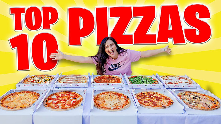 COMPRO TODO EL MENÚ! 😱 TOP 10 PIZZAS 🔥 Cuál es Mejor? 😜 Probando Pizzas Sandra Cires Art