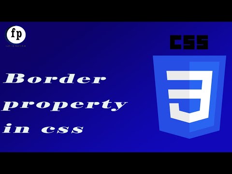 CSS Border and Different Border Properties In Hindi || Part 10