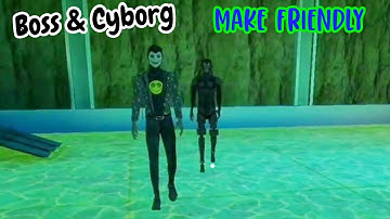 Boss And Cyborg Becomes Make Friendly In Smiling X corp 2 Version 1.8.1 | New Update