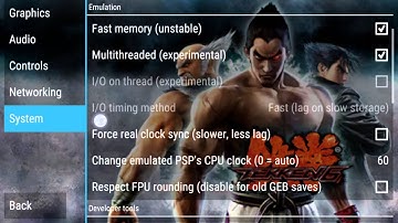 My PPSSPP Settings for Tekken 6