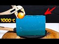 🔥１０００℃の鉄球 VS ゲル状、アイスブロック、液体窒素