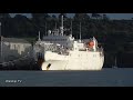 UNITED STATES NAVY CABLE REPAIR SHIP USNS ZEUS (T-ARC-7) BERTHED AT DEVONPORT NAVAL BASE 18-9-21