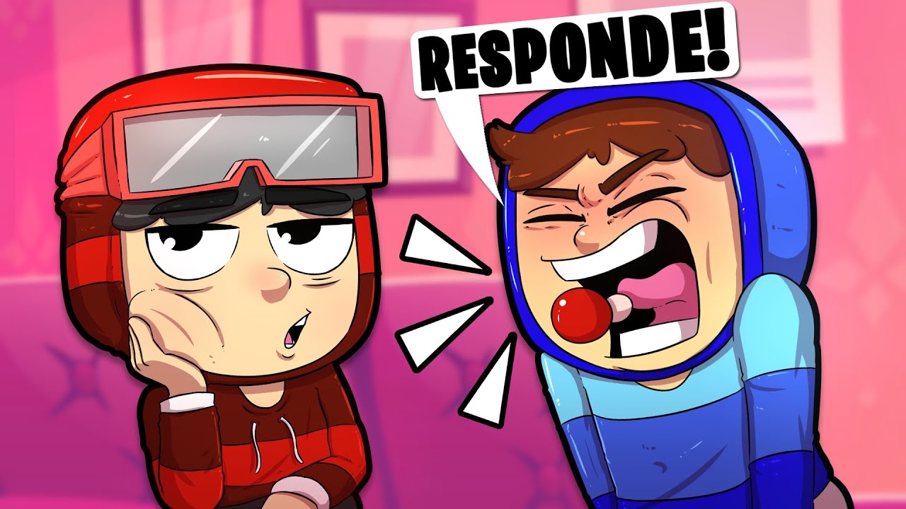 IGNORANDO MEUS AMIGOS POR 24 HORAS *ficou bravo* - MINECRAFT