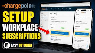 How to setup use ChargePoint subscriptions for workplace charging - Easy Tutorial